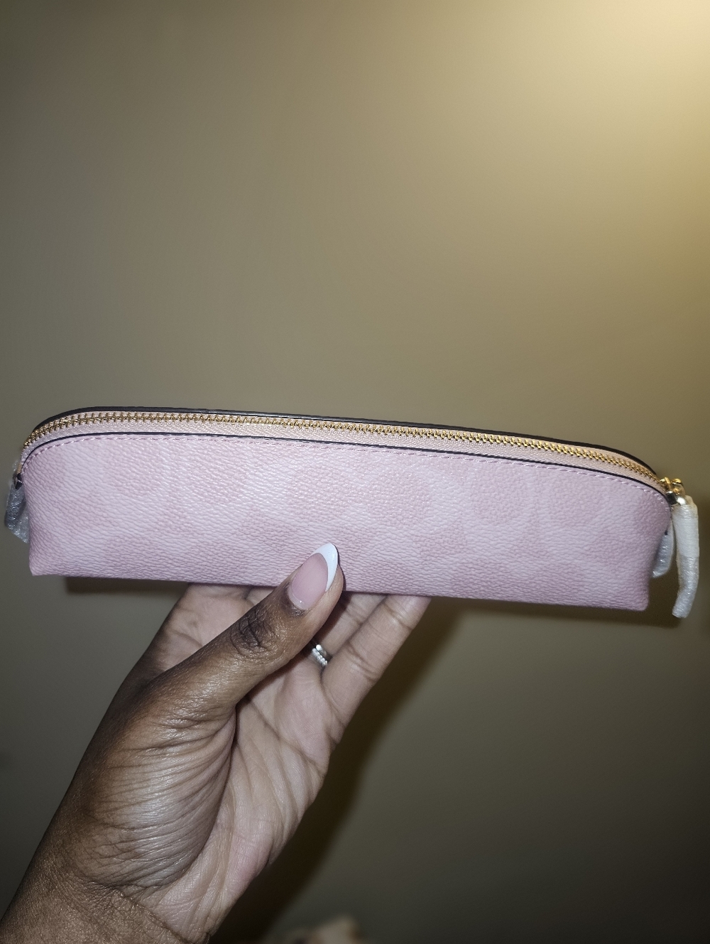 COACH Powder Pink Pencil Case